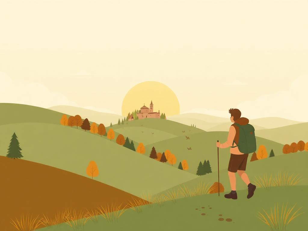Wandern in der Natur
